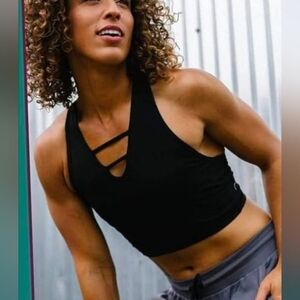 Zyia Active Black Grid Tank